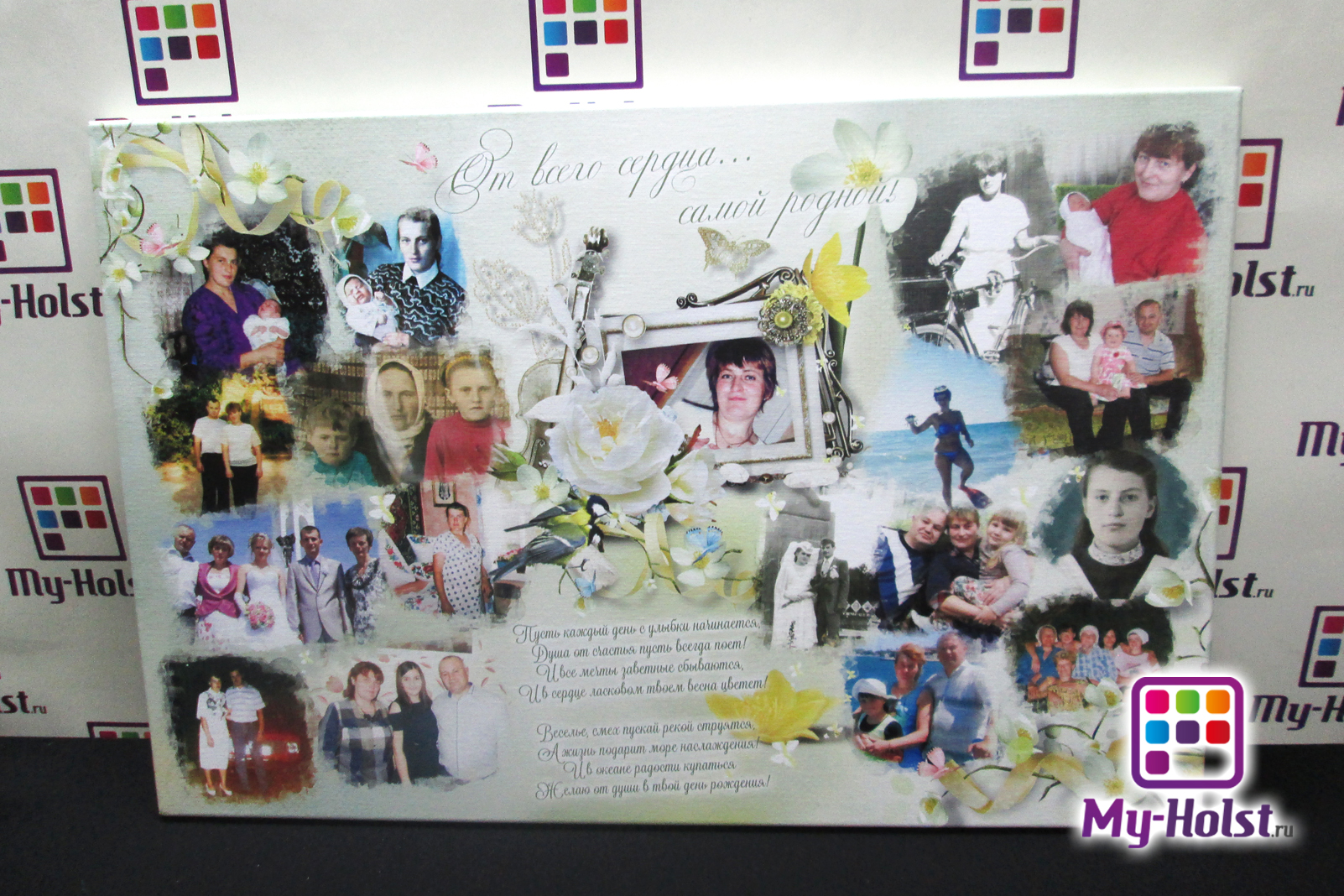 Модульная картина чернобелого фото свадебной пары